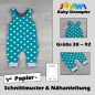 Mobile Preview: JULAWI Baby-Strampler Papierschnittmuster Gr38-92